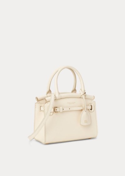 Bolsos De Mano Ralph Lauren Mujer Creme - Calfskin Mini RL50 - EZGBO4083